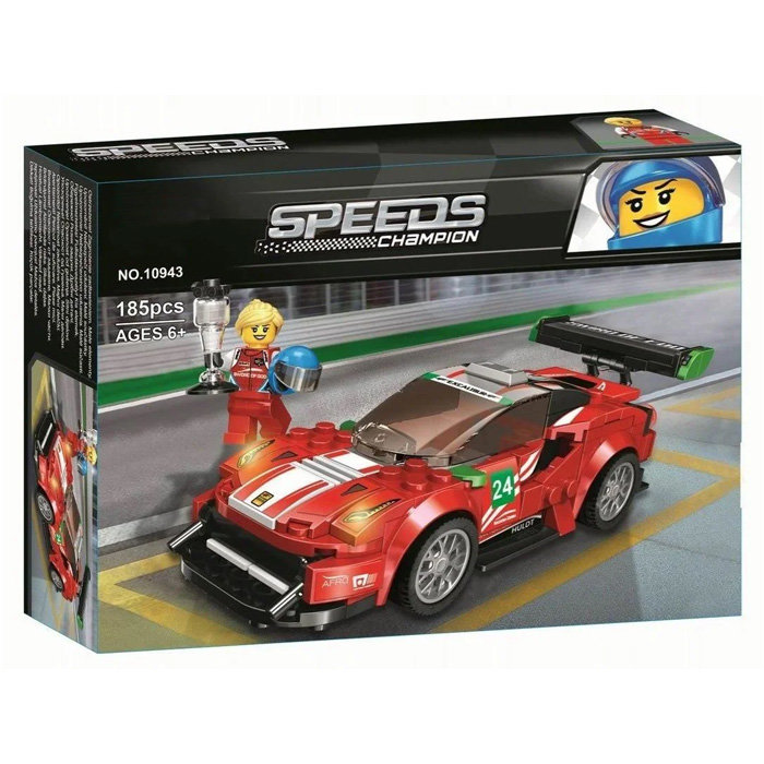 Конструктор BELA аналог Lego Speed Champions 75886 Ferrari 488 GT3 “Scuderia Corsa”