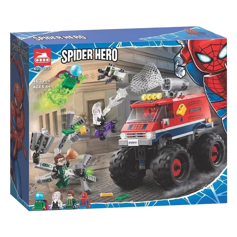 Конструктор аналог Лего Super Heroes 76174 Монстр-трак Человека-Паука против Мистерио