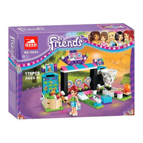 Конструктор аналог Lego Friends 41127 Парк развлечений: игровые автоматы