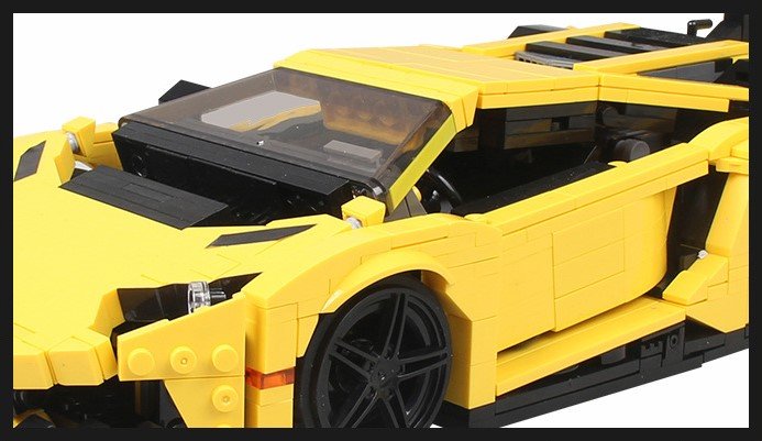 Конструктор Xingbao аналог Lego MOC 2695 Спорткар Lamborghini Aventador SuperVeloce