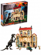 Конструктор аналог Lego Jurassic World 75930 Нападение Индораптора в поместье Локвуд