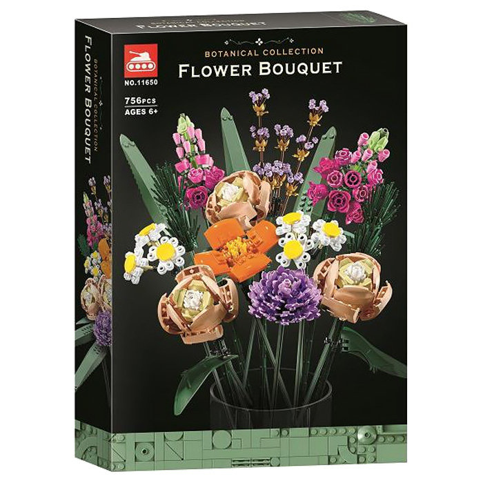 Конструктор LARI аналог Lego Creator 10280 Букет цветов