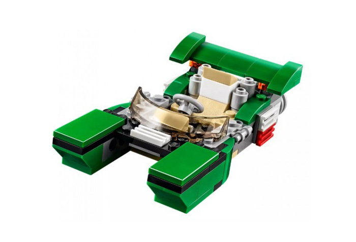 Конструктор Decool аналог LEGO 31056 Зелёный кабриолет 3 в 1