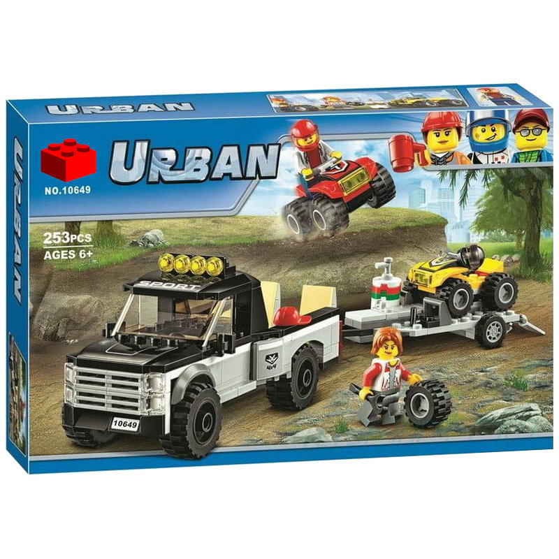 Конструктор BELA аналог Lego City 60148 Гоночная команда