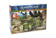 Конструктор Sembo Block Противовоздушная установка Red Flag 7