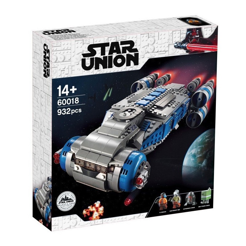 Конструктор аналог Lego Star Wars 75293 Транспортный корабль Сопротивления I-TS