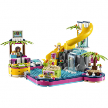 Конструктор LARI аналог Lego Friends 41374 Вечеринка Андреа у бассейна