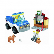 Конструктор BELA аналог Lego City 60241 Полицейский отряд с собакой