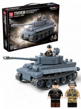 Конструктор Quan Guan Германский тяжелый танк Tiger I