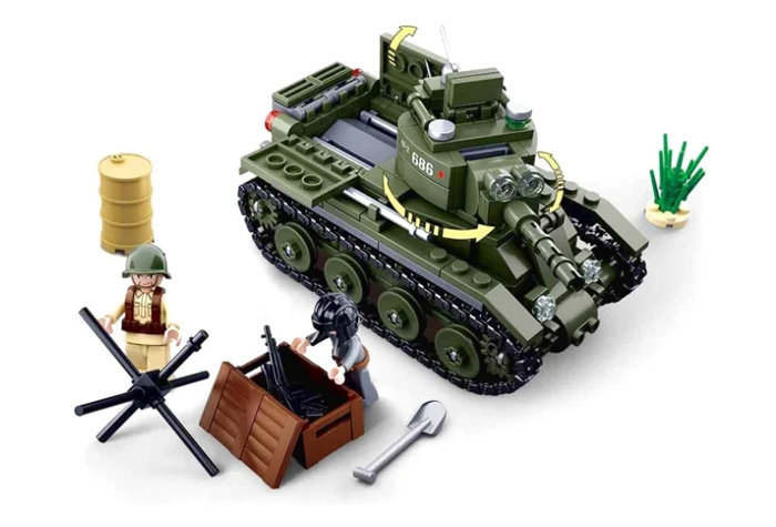 Конструктор Sluban Танк БТ-7