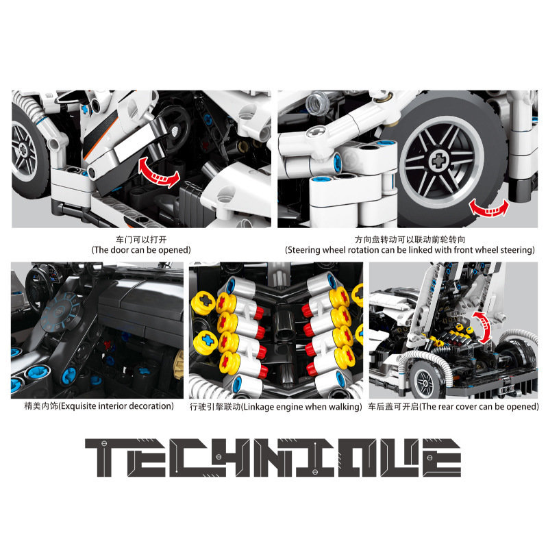 Конструктор SY Гиперкар Koenigsegg One:1