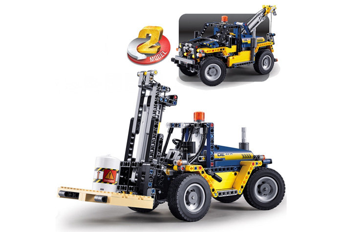 Конструктор Decool аналог LEGO 42079 Сверхмощный вилочный погрузчик