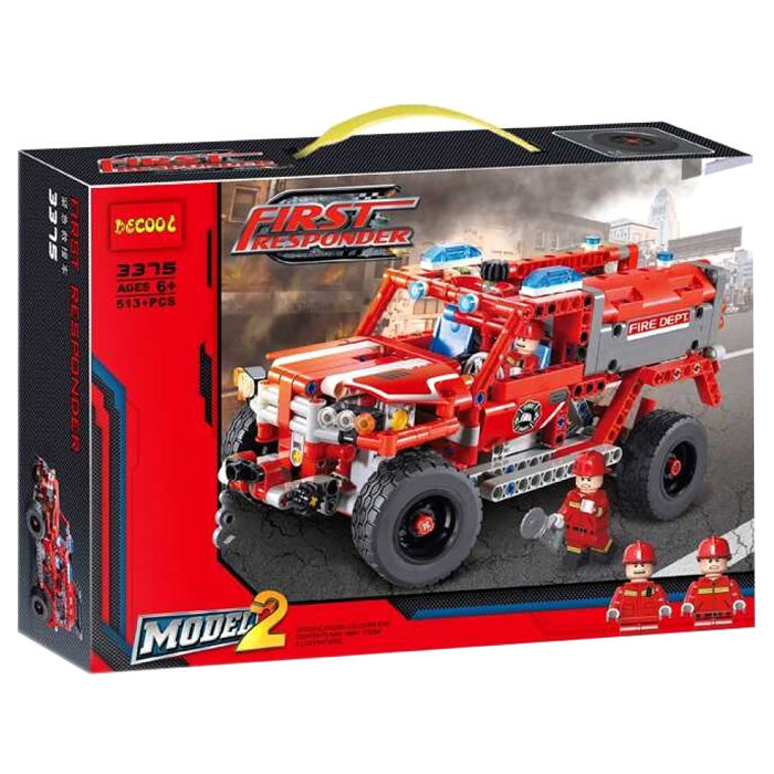 Конструктор JiSi Bricks аналог Lego Technic 42075 Служба быстрого реагирования