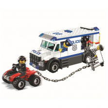 Конструктор аналог Lego City 60043 Автомобиль для перевозки заключённых