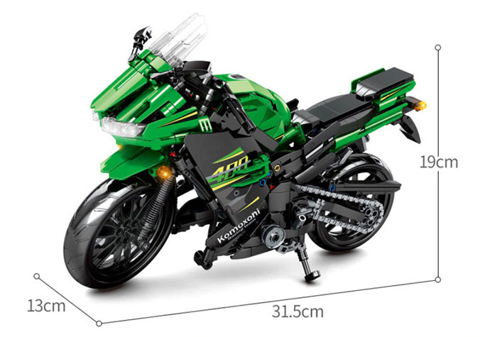 Конструктор Sembo Block Мотоцикл Kawasaki Ninja 400