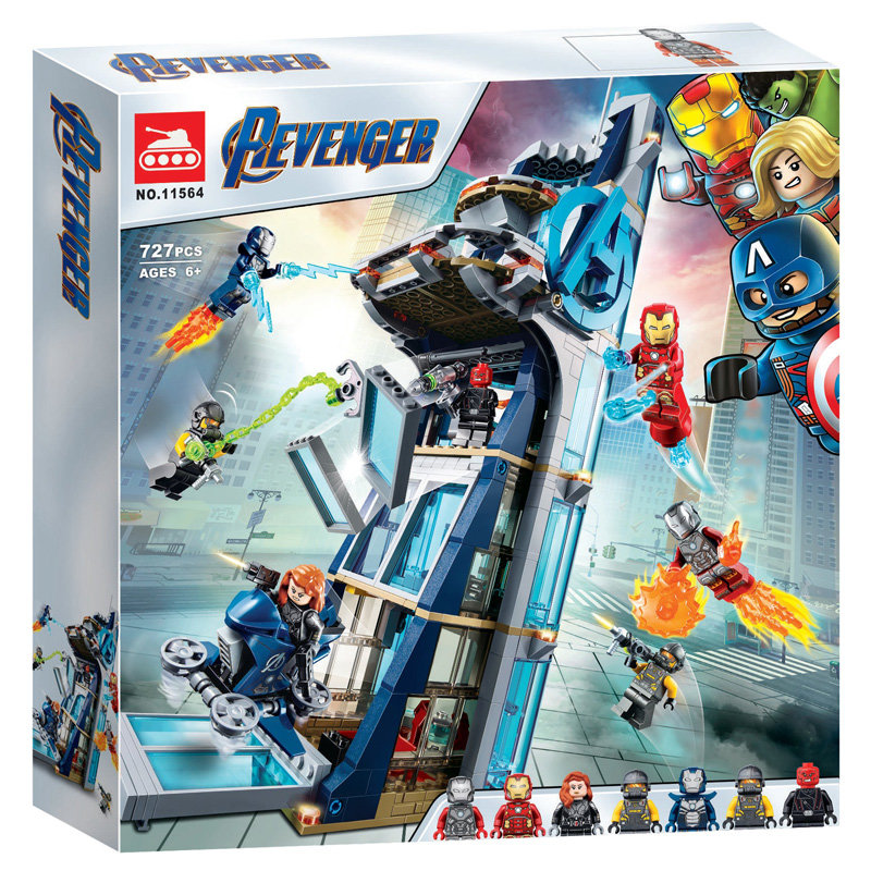 Конструктор аналог Lego 76166 Битва за башню Мстителей