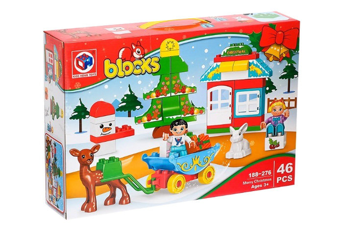 Конструктор Kids Home Toys Новогодний набор