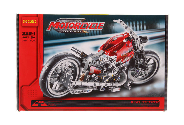 Конструктор Decool аналог LEGO 8051 Мотоцикл