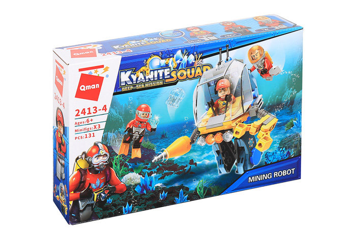 Конструктор Qman (Enlighten Brick) Глубоководный робот-добытчик