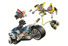 Конструктор LARI аналог Lego Marvel 76142 Мстители: Атака на спортбайке