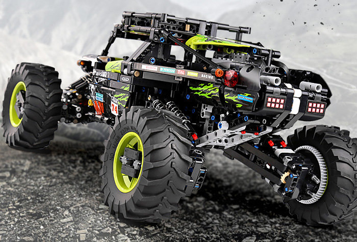 Конструктор Mould King (аналог Lego MOC 19517) Зелёный багги 4WD на радиоуправлении