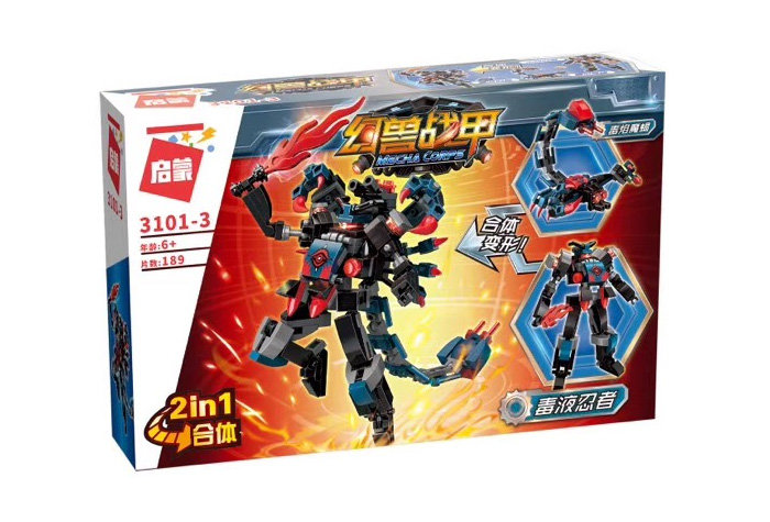 Конструктор Qman (Enlighten Brick) Веном ниндзя (2 в 1)