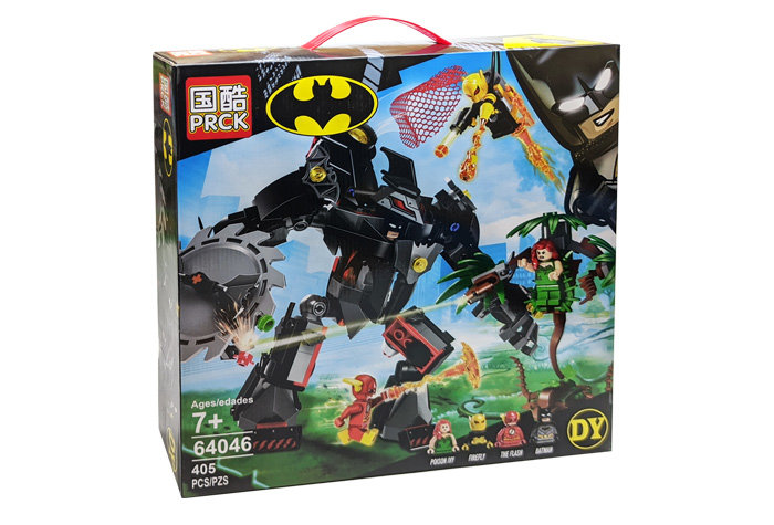 Конструктор PRCK аналог LEGO 76117 Робот Бэтмена против робота Ядовитого Плюща
