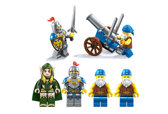 Конструктор Qman (Enlighten Brick) Двухголовый дракон