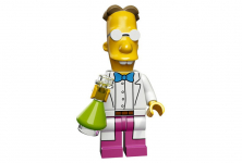 71009-13 Professor Frink - Коллекционная минифигурка Лего Симпсоны - серия 2 71009-13