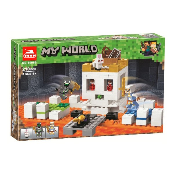 Конструктор аналог Lego Minecraft 21145 Арена-череп