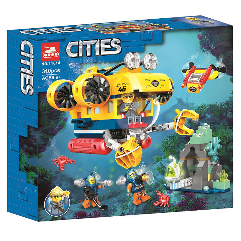 Конструктор LARI аналог Lego City 60264 Океан: исследовательская подводная лодка