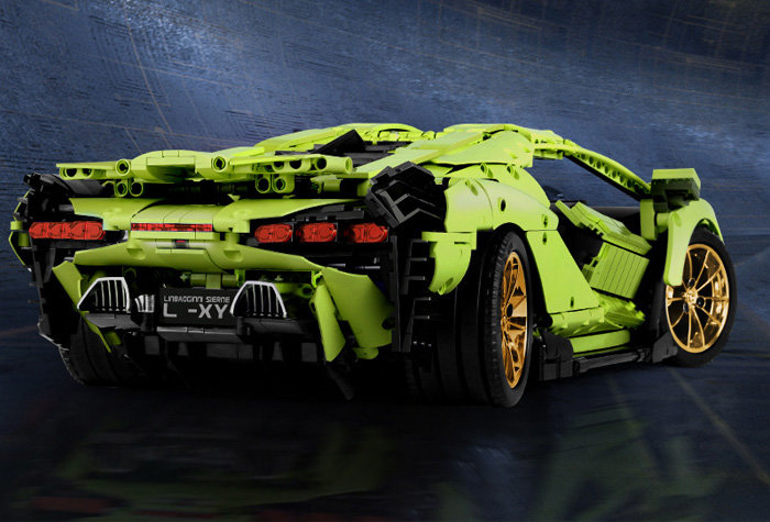 Конструктор Mould King Спорткар Lamborghini Sian FKP 37 (зелёный) Manual Version