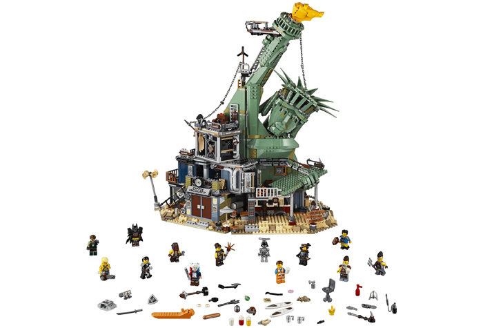 Конструктор Lion King (Lepin) аналог Lego Movie 70840 Добро пожаловать в Апокалипс-град!
