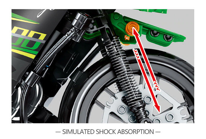 Конструктор Sembo Block Мотоцикл Kawasaki Ninja 400