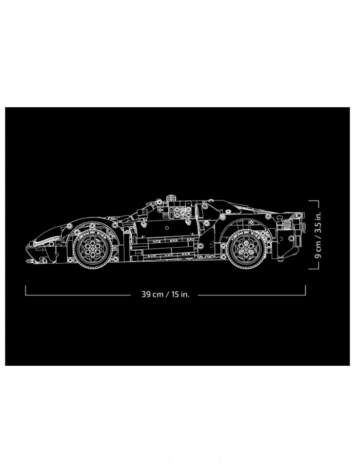 Конструктор Technic 42154 Спорткар Ford GT 2022