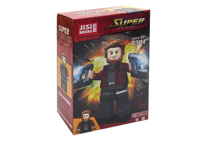 Конструктор JiSi Bricks (Decool) Супергерои: большой набор минифигурок 16 шт
