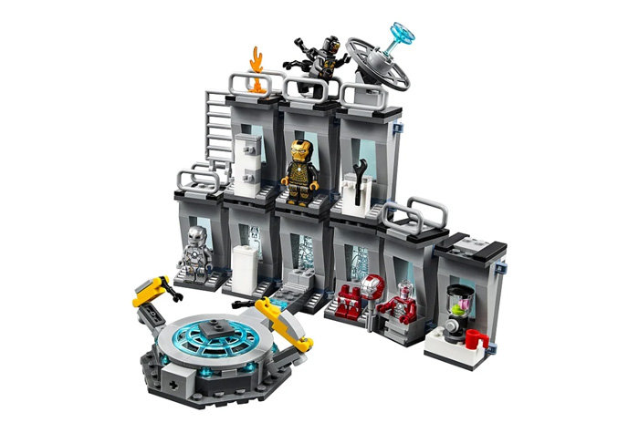 Конструктор аналог LEGO 76125 Лаборатория Железного человека