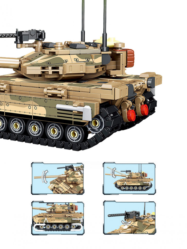 Конструктор KUYU MOXING Танк Merkava Mk.4