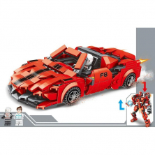 Конструктор minGDi Спорткар Ferrari F8 (2 в 1)