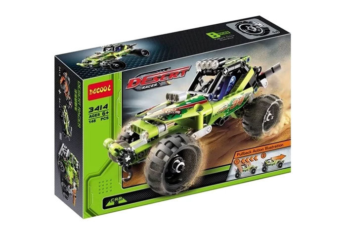 Конструктор Decool аналог LEGO 42027 Пустынный багги