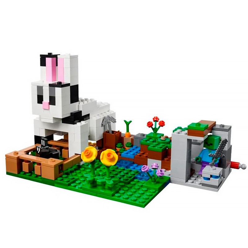 Конструктор аналог Lego Minecraft 21181 Кроличье ранчо