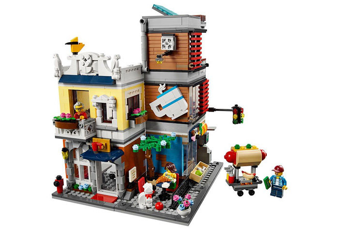 Конструктор LARI аналог LEGO 31097 Зоомагазин и кафе в центре города