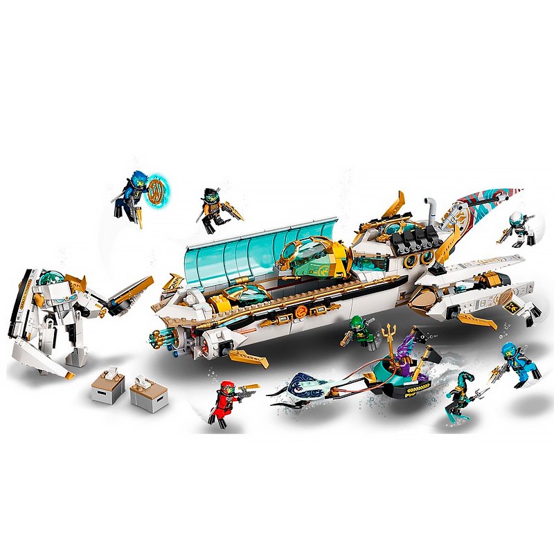 Конструктор аналог Lego Ninjago 71756 Подводный «Дар Судьбы»
