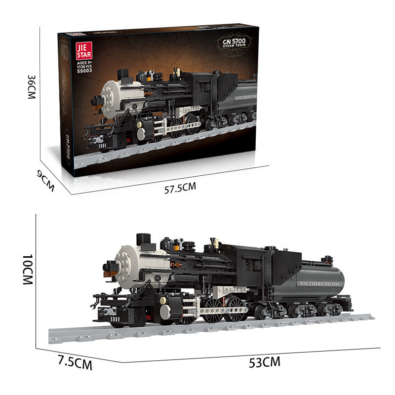 Конструктор Jie Star Паровоз Southern Pacific CN 5700