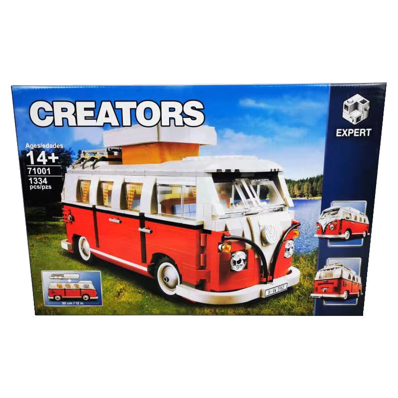 Конструктор King аналог Lego Expert 10220 Туристический трейлер Фольксваген Т1