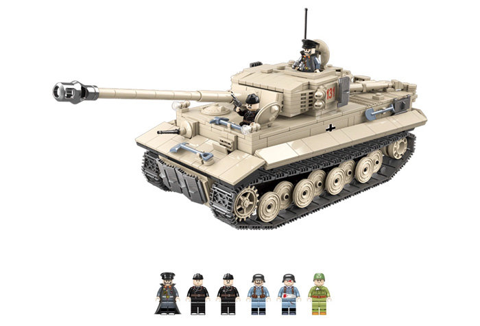 Конструктор Brick Battle Немецкий тяжёлый танк Tiger 131