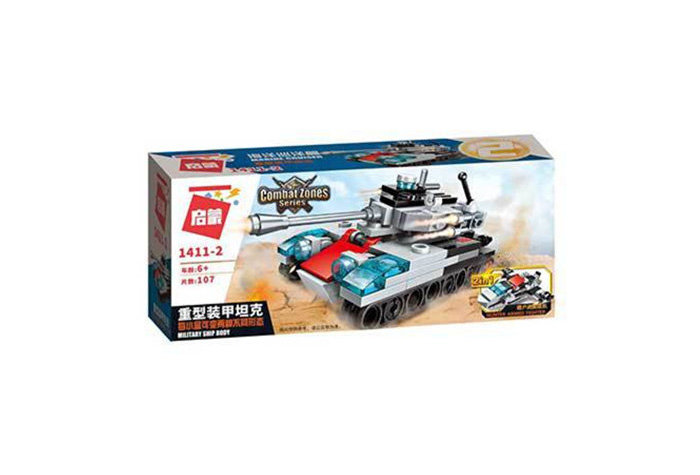 Конструктор Qman (Enlighten Brick) Танк 2 в 1
