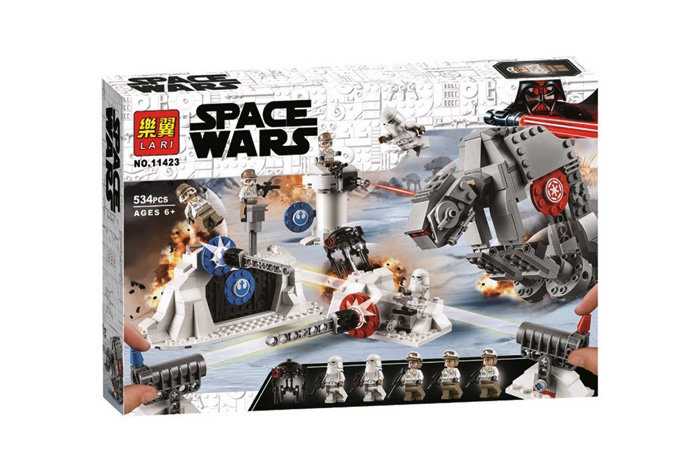 Конструктор LARI аналог Lego Star Wars 75241 Защита базы «Эхо»