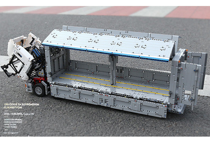 Конструктор Mould King Грузовик с прицепом (фура) Wing Body Truck (Аналог Лего Техник MOC 1389)