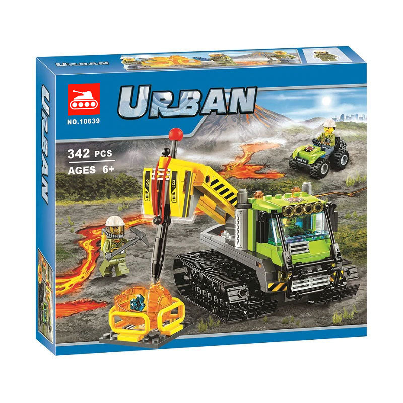 Конструктор аналог Lego City 60122 Вездеход исследователей вулканов